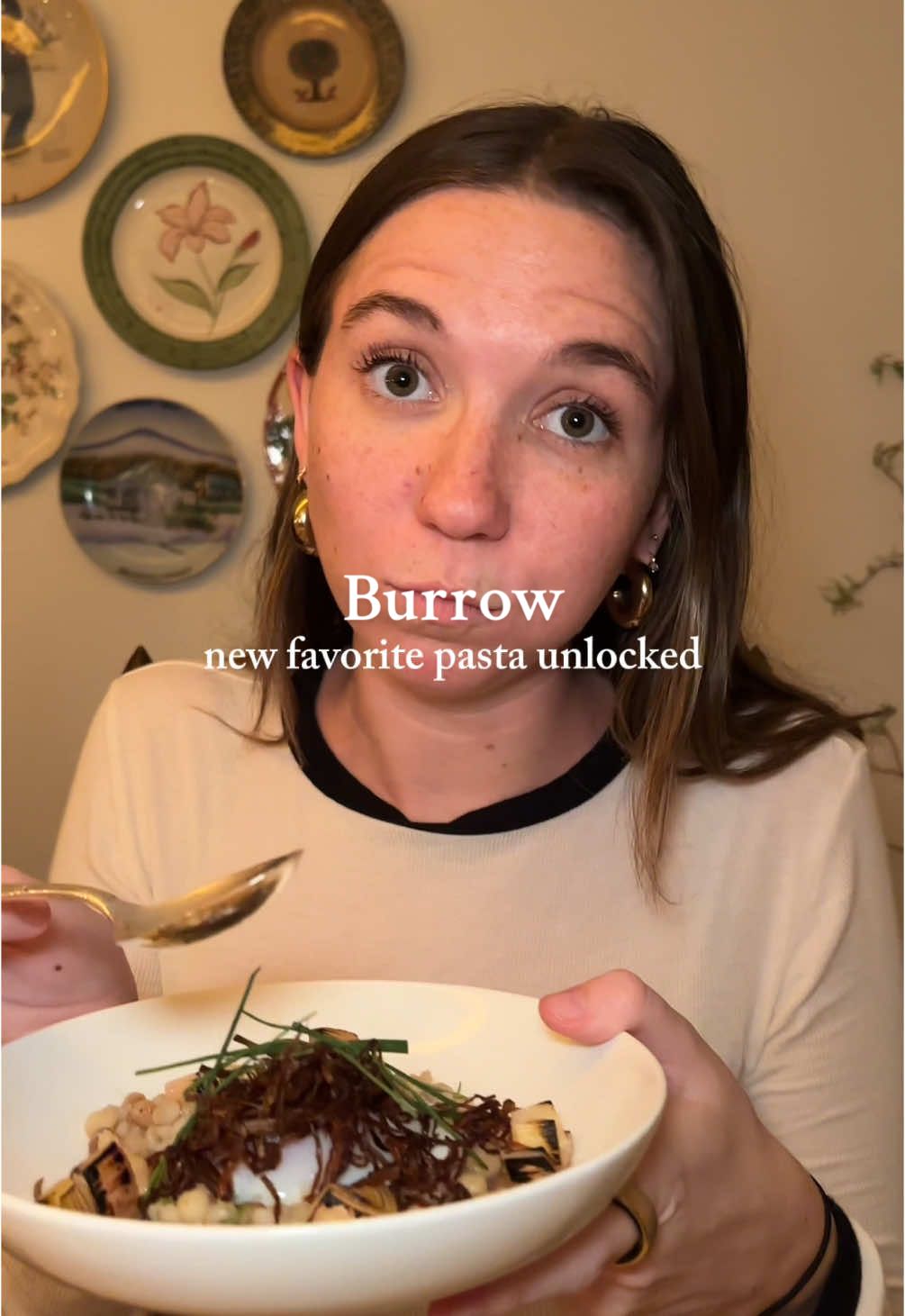 Supper club moment in a BK apartment at Burrow #nycfood #nycrestaurants #nycdining 