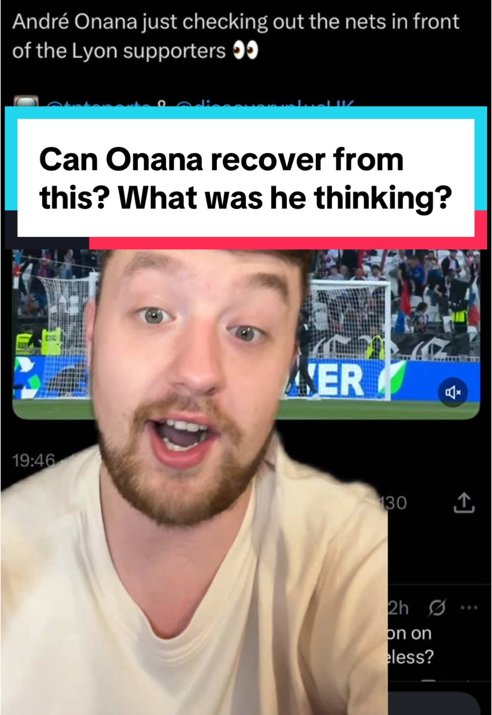 Can Onana recover from this? What was he thinking? Andre Onana proved Matic right with 2 mistakes for Manchester United against Lyon #manutd #mufc #manchesterunited #onana #lyon #europaleague #rorytalksfootball 
