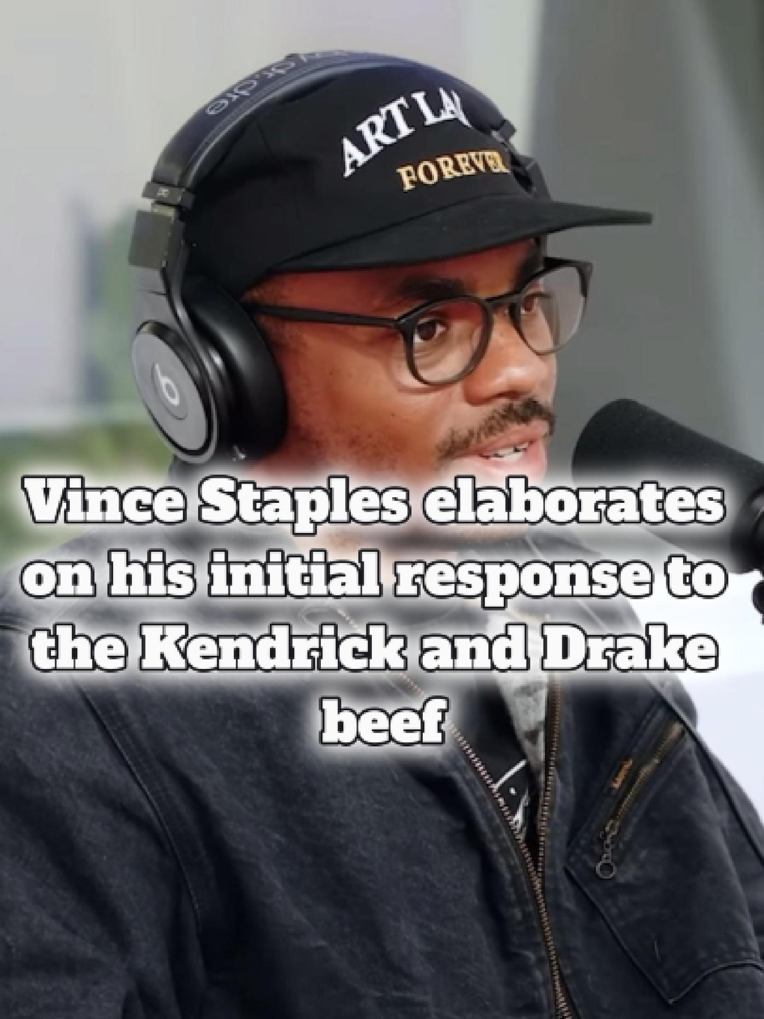 Vince Staples elaborates on his initial response to the Kendrick and Drake beef. #kendricklamar #vincestaples #drake #beef #hiphop #fyp