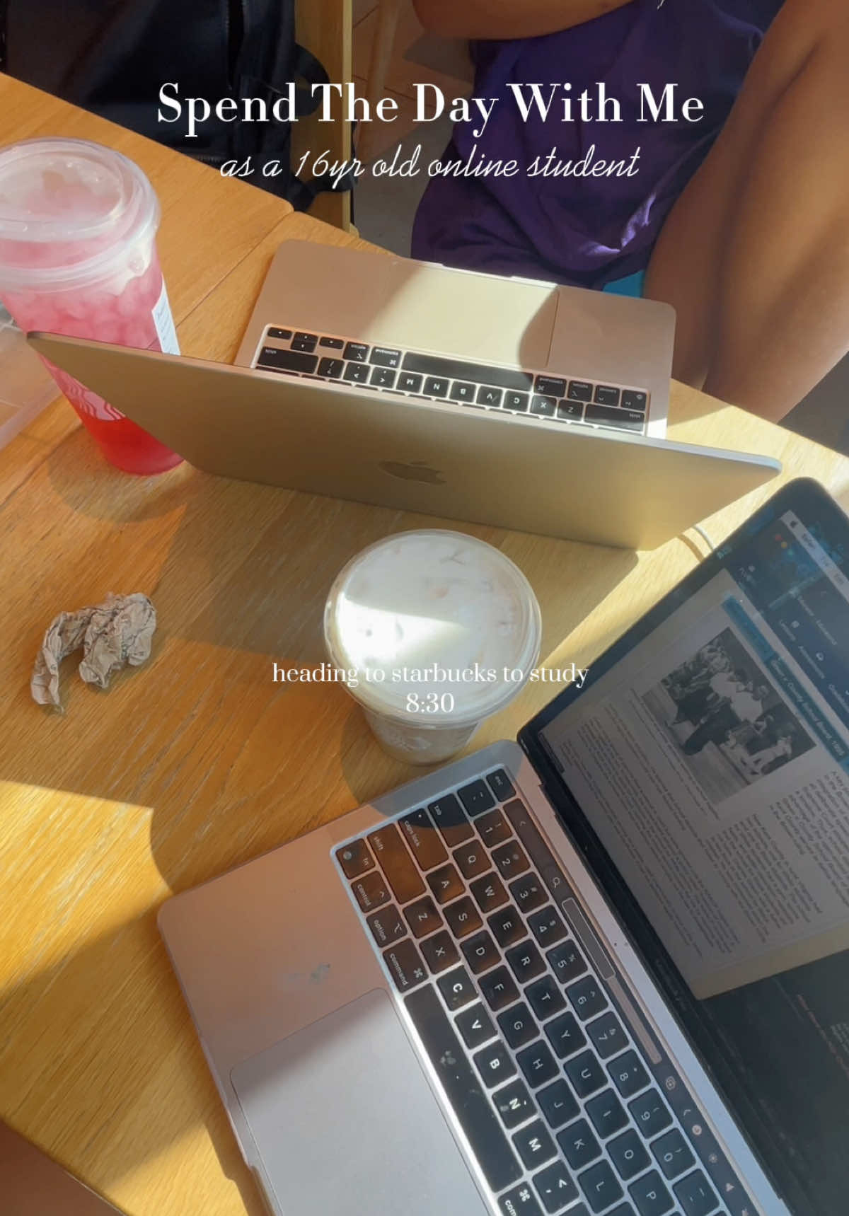 Spend The Day With Me As a Online Student💫💖🌟🧘🏼‍♀️✨🌞 #stdwm #diml #fyp #starbucks #gym #church #chipotle #study #onlineschool #starbucksstudytime #tanning #swimming #aesthetic @julesismyfavvv 