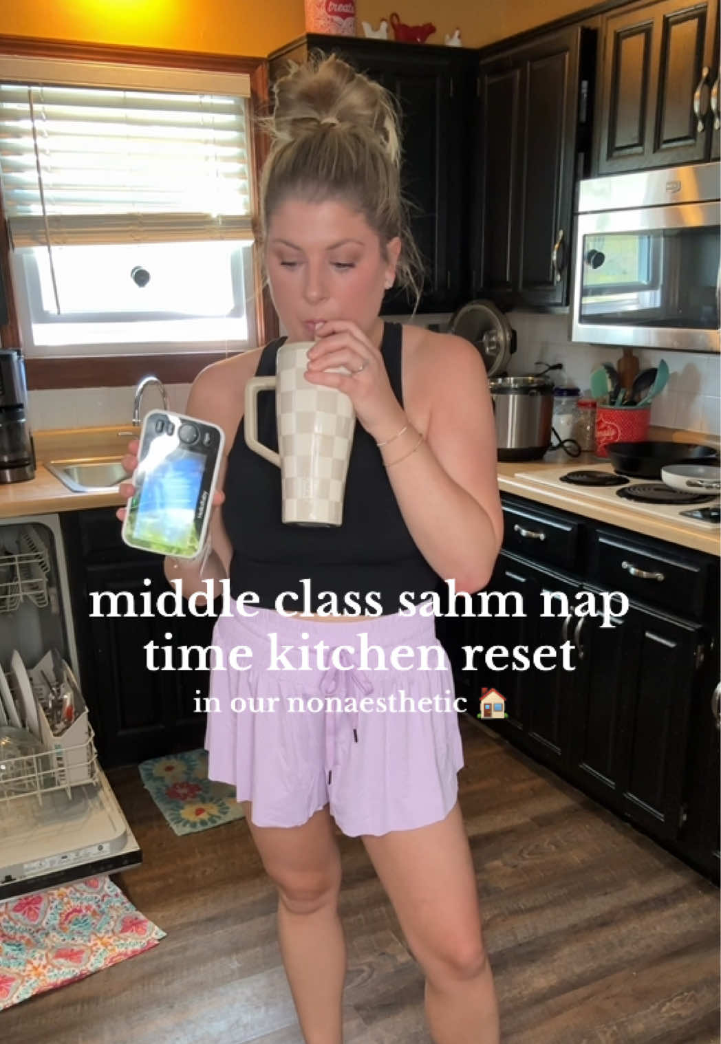 And this was about the only thing this mama accomplished today. Our home is older, but it’s filled with love.🏡 #sahm #sahmlife #CleanTok #kitchenreset #cleaningtiktok #motherhood #middleclass #nonaesthetic #todolist #toddlermom #momof2 #momsover30 