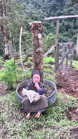 David closing gate #offgrid #homestead #farm