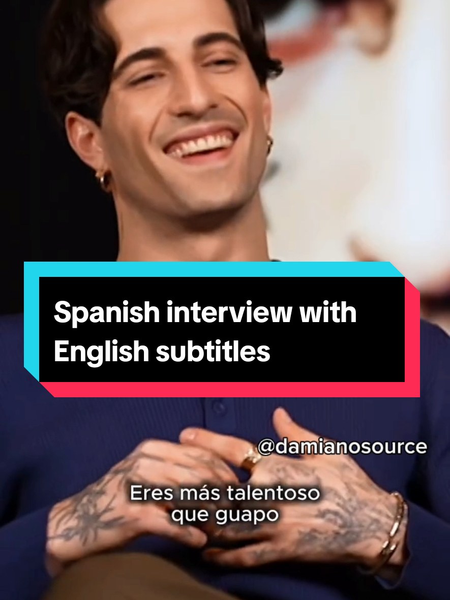 🎥 | 10.04.2025 • @Damiano David  Spanish interview with @andreacomptonn. Subtitles: ES/EN 🇪🇸🇺🇸 © damianosource #damianodavid #damiano 
