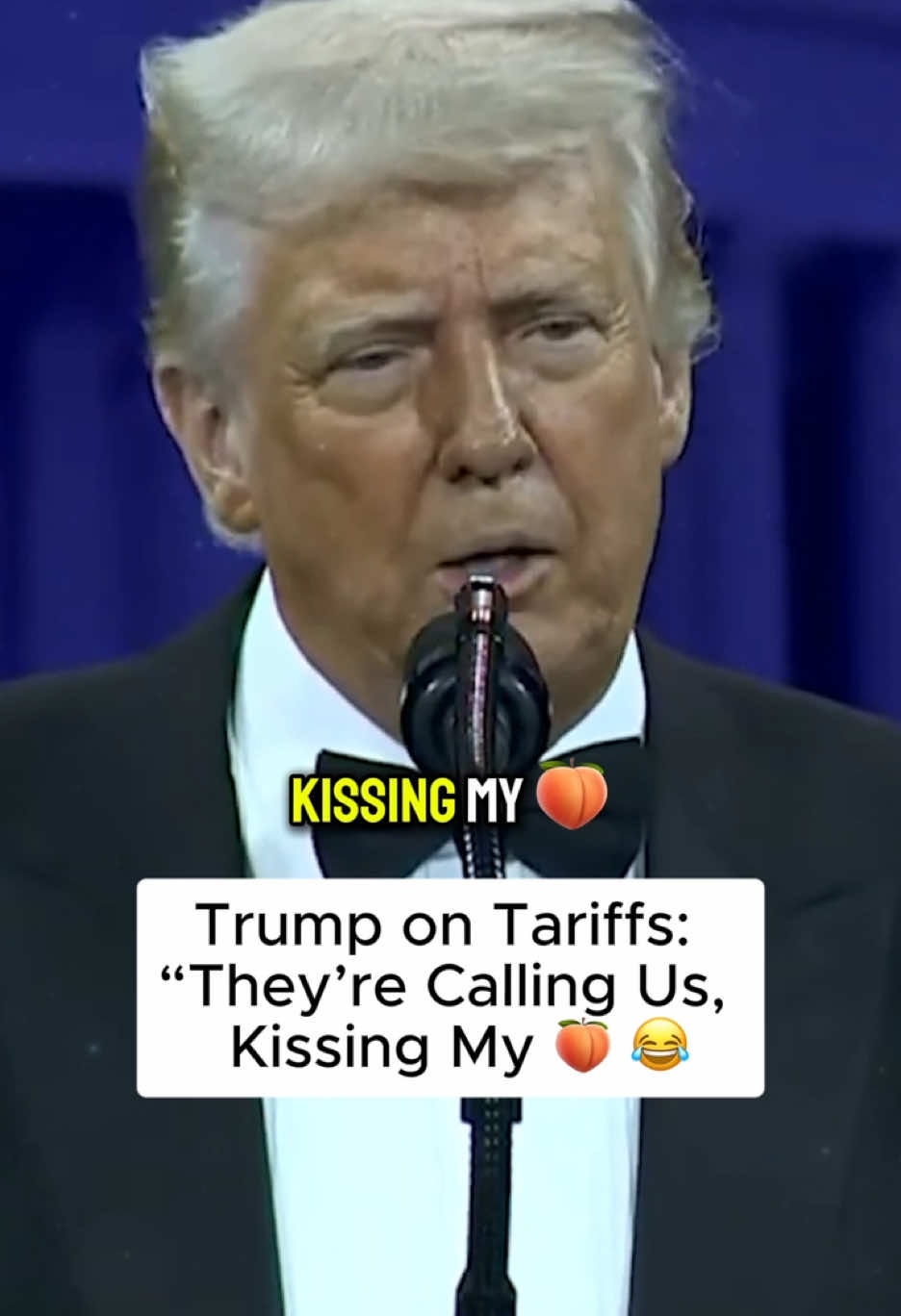 Trump on Tariffs: “They’re Calling Us, Kissing My 🥑” 😂 #trump 