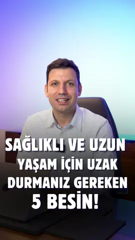 Sağlıklı ve uzun yaşam için uzak durmamız gereken 5 Besin #şekerhastalığı #diyabet #diyabettebeslenme #oruç #içhastalıkları #dahiliye #sağlık #sağlıklıbeslenme #sağlıkçı #sağlıkhaberi 