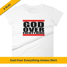 🌟 Ready to wear your faith with pride? Introducing the **God Over Everything Unisex Shirt**! 🙌💖 At just **$19.02**, this stylish tee is a must-have for anyone looking to showcase their devotion in a trendy way. Whether you're out with friends or enjoying a quiet day at home, it's the perfect outfit to remind everyone of what truly matters. 🕊️✨ Available in various sizes, this shirt embraces all vibes—be bold, be inspired, be YOU! Grab yours now and let your faith shine through every moment! 🌈🔥 #FaithFashion #UnisexStyle #GodsLove #WearYourFaith #ChristianApparel #Inspiration #TrendyTees #CasualChic #Empowerment #LoveAboveAll ##personalizexpress Shop Now https://www.personalizexpress.net/product-page/god-over-everything-unisex-shirt
