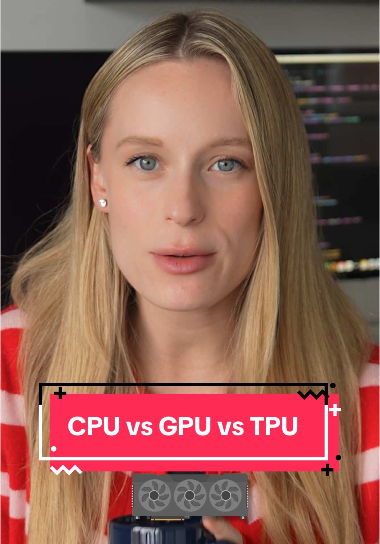 What is the difference between a CPU, GPU and TPU?! Here is a simple explanation so next time you hear these terms you can easily know what they are! And considering they have such a big impact on our world and the technology we use it’s important to know!  #Tech #technology #stem #ai 