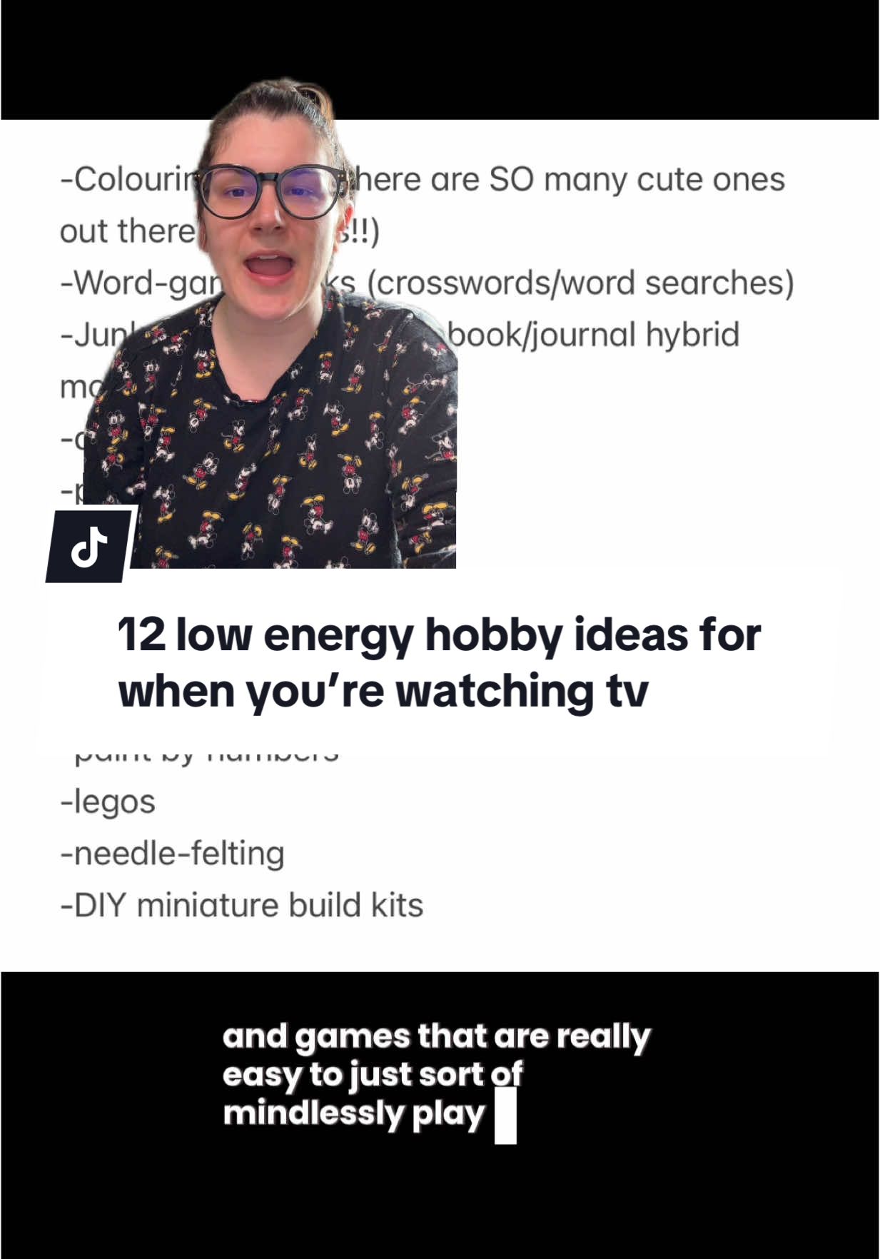 No more doomscrolling or numbing out on mindless tv til you pass out.. . Try cozy hobbies that are low energy and designed to keep your hands busy so you don’t doomscroll Follow for more cozy hobby recommendations when you need something to do besides work or think about work or scroll on your phone . . . #cozyhobbies #hobbies #hobbyideas #hobbyrecommendations #hobbiestotry #brainoffhobbies #lowenergyhobbies #hobbiesforentrepreneurs