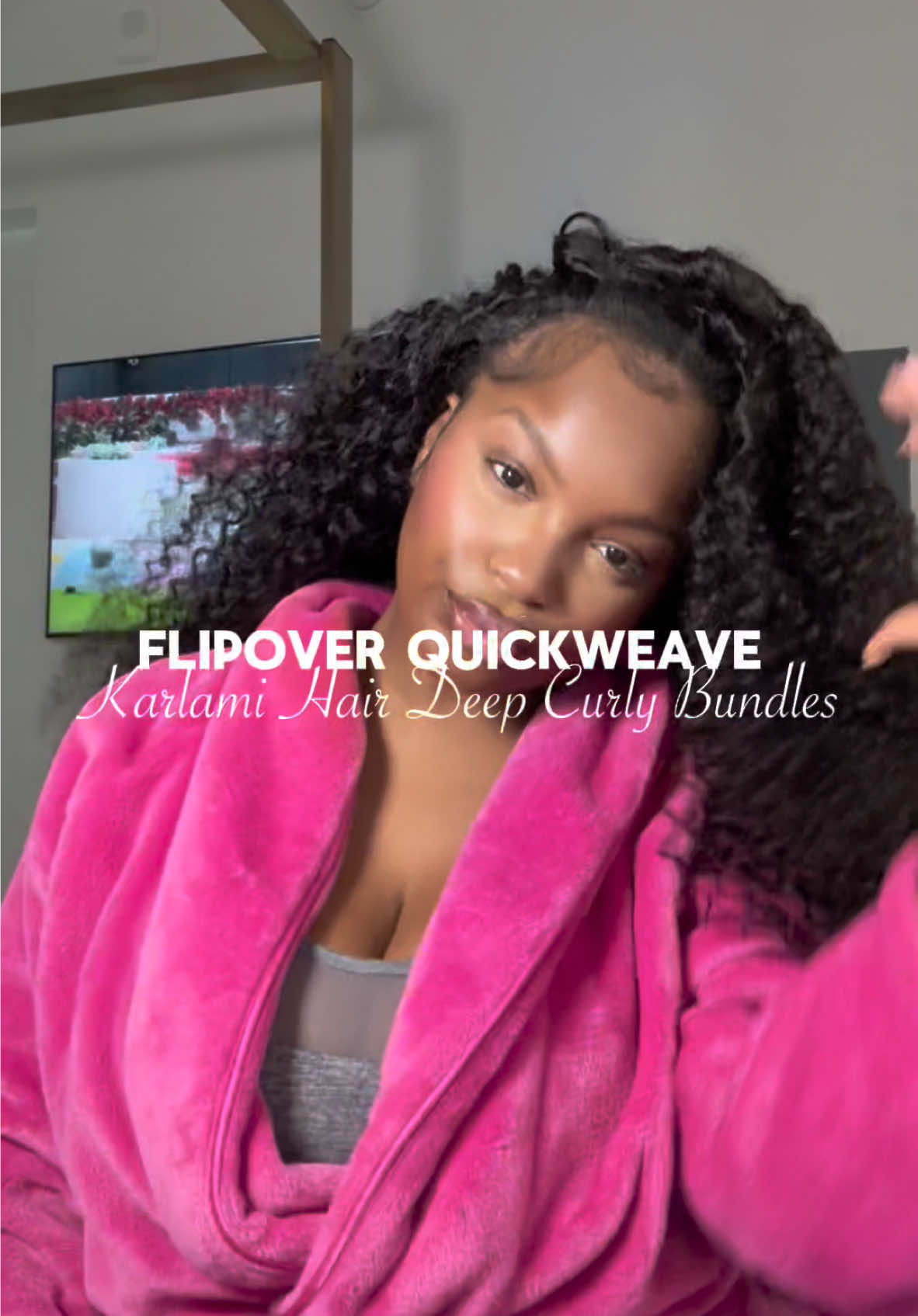 Did my own flipover for the first time with @Karlamihair 💕#fyp #flipover #quickweavetutorial #blackgirlhairstyles #blackgirlluxury 