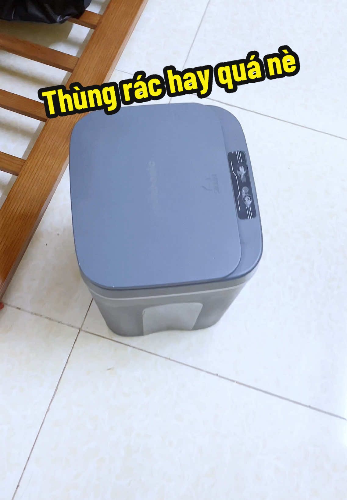 Thùng rác thông minh quá nè, không mua đừng tiếc nha 🤭 #thungrac #thungracthongminh #xuhuong 