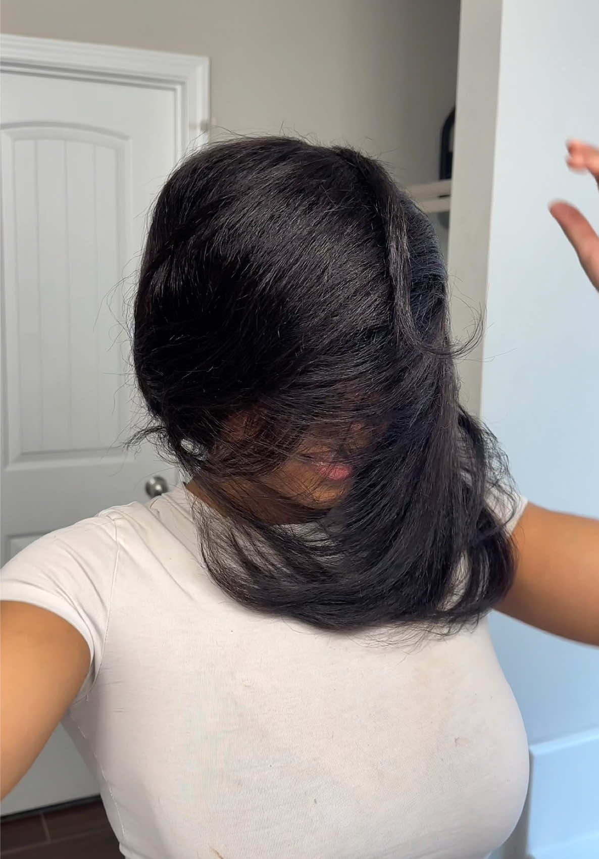 HOWWWW can you tell me this isn’t my hair? @Ashimary Hair Beauty  Hair: @Ashimarywig Glueless Newborn Hairline Invisi Strap 360 Skin Lace Frontal Kinky Straight Wig Pre-Everything Natural Look Human Hair Wig #kinkystraight #naturalhair #silkpress #ashimaryhair #ashimaryreviews #ashimaryinvisistrapplus 