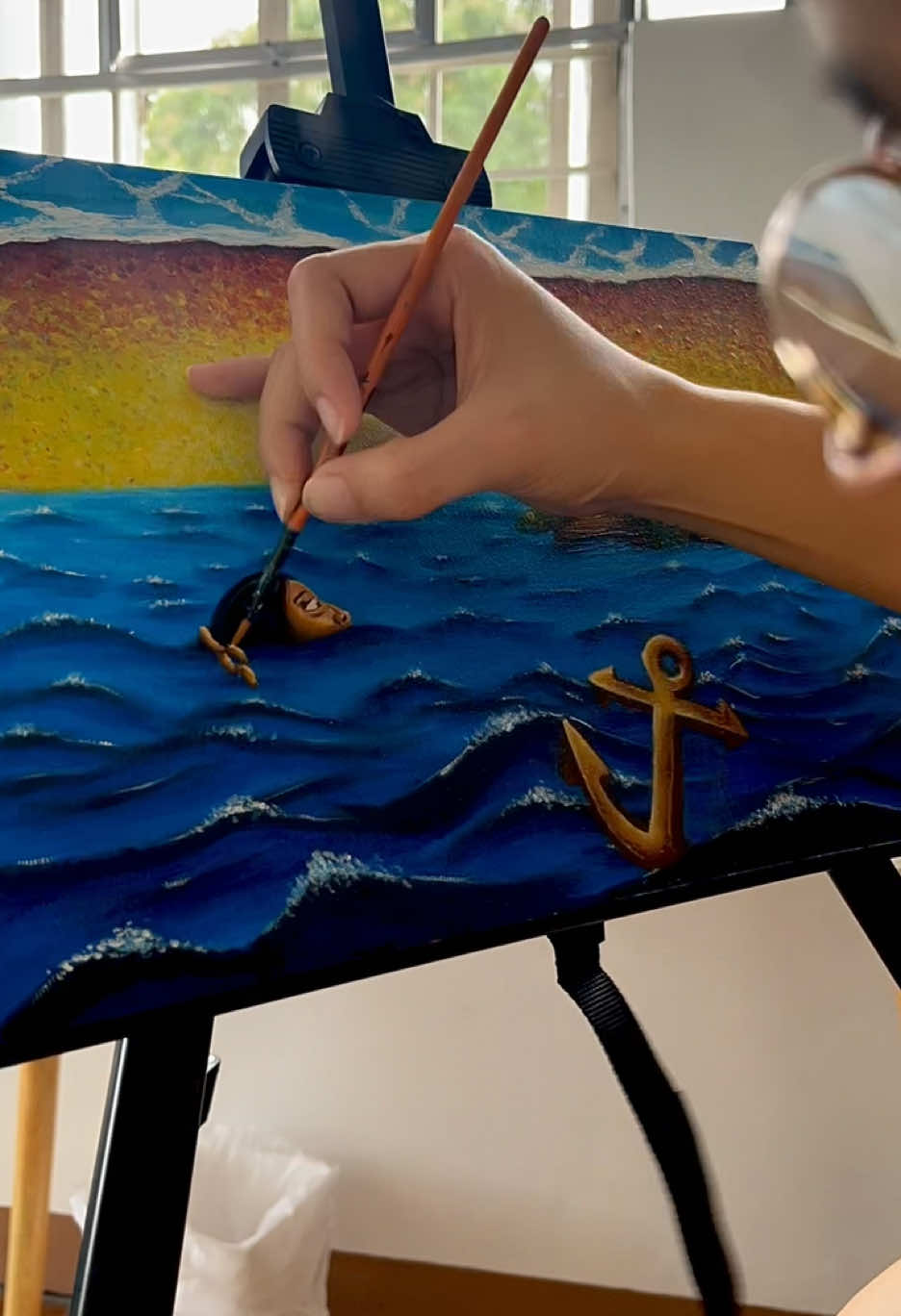 What it's like in my head while painting in my room, in solitude, while music is blasting in the background. Just my most authentic self, my art, and my thoughts 🥹 For the finished painting, you can find it on my art IG: @maarteh.si.teh #artist #drawing #illustration #painting #acrylicpainting #visualart #visual #beach #beachvibes #Summer #summervibes #summertime #sunset #sunsetlover #sunsets #sunsetvibes #sunsetbeach #beachday #beachlife #swim #swimming #shorebreak #shore #introspection #thoughts #journaling #journal #journalprompts #poetry #poetrylover #poems #MentalHealth #mentalhealthmatters #MentalHealthAwareness 