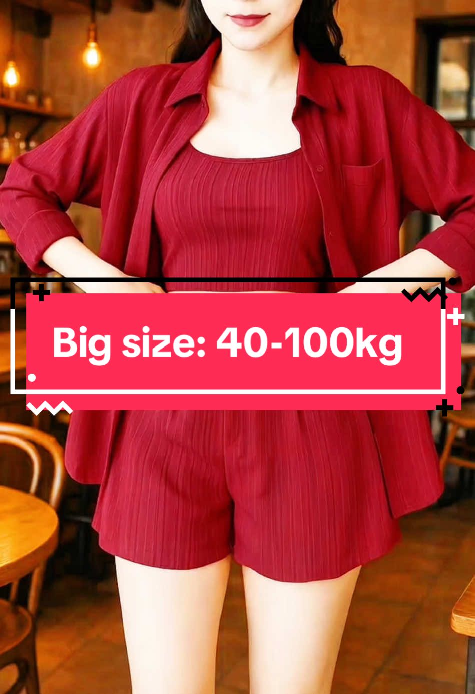 Bộ big size 3 chi tiết cho các nàng. #thoi_trang_xinh_dep86 #xuhuong2025 #thoitrang #bigsize #quanao #thinhhanh 