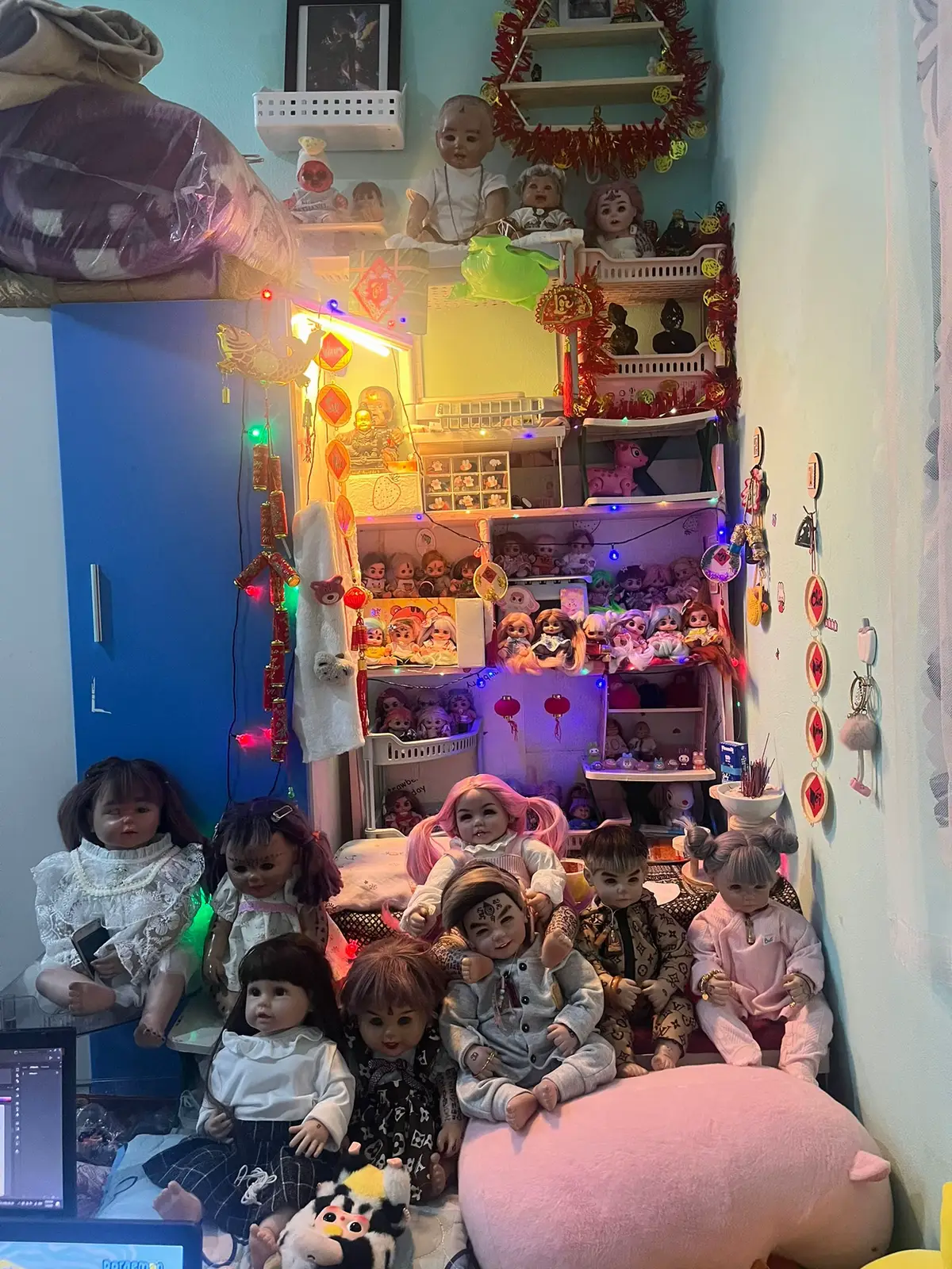 cố gắng cải thiện mở rộng chỗ thờ cúng😍 #binbunfamily #binbunamulet #kumanthongg #tinabinbun #xuhuong 