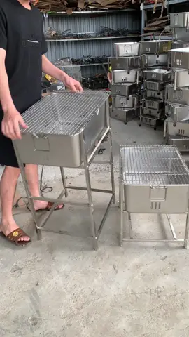 Bếp nướng thịt than hoa, bếp nướng thịt inox 304 , bếp nướng thịt giá đình 