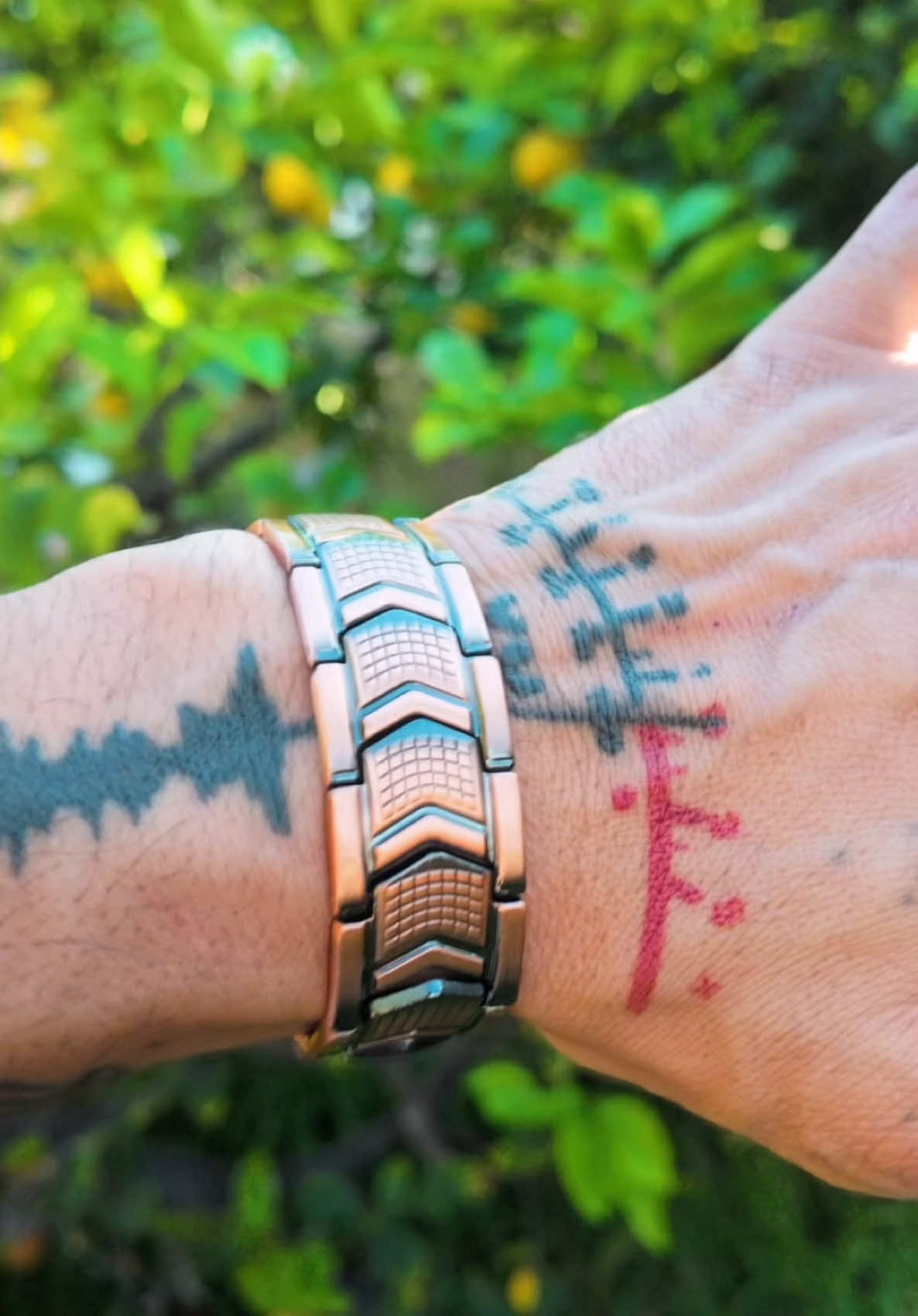 Pulsera magnética de cobre puro con imanes. Para hombre #pulseradecobre #dolorenmanos #saludnatural #copperbracelet #painrelief #mensaccessories #bracelet #jewelry #copper