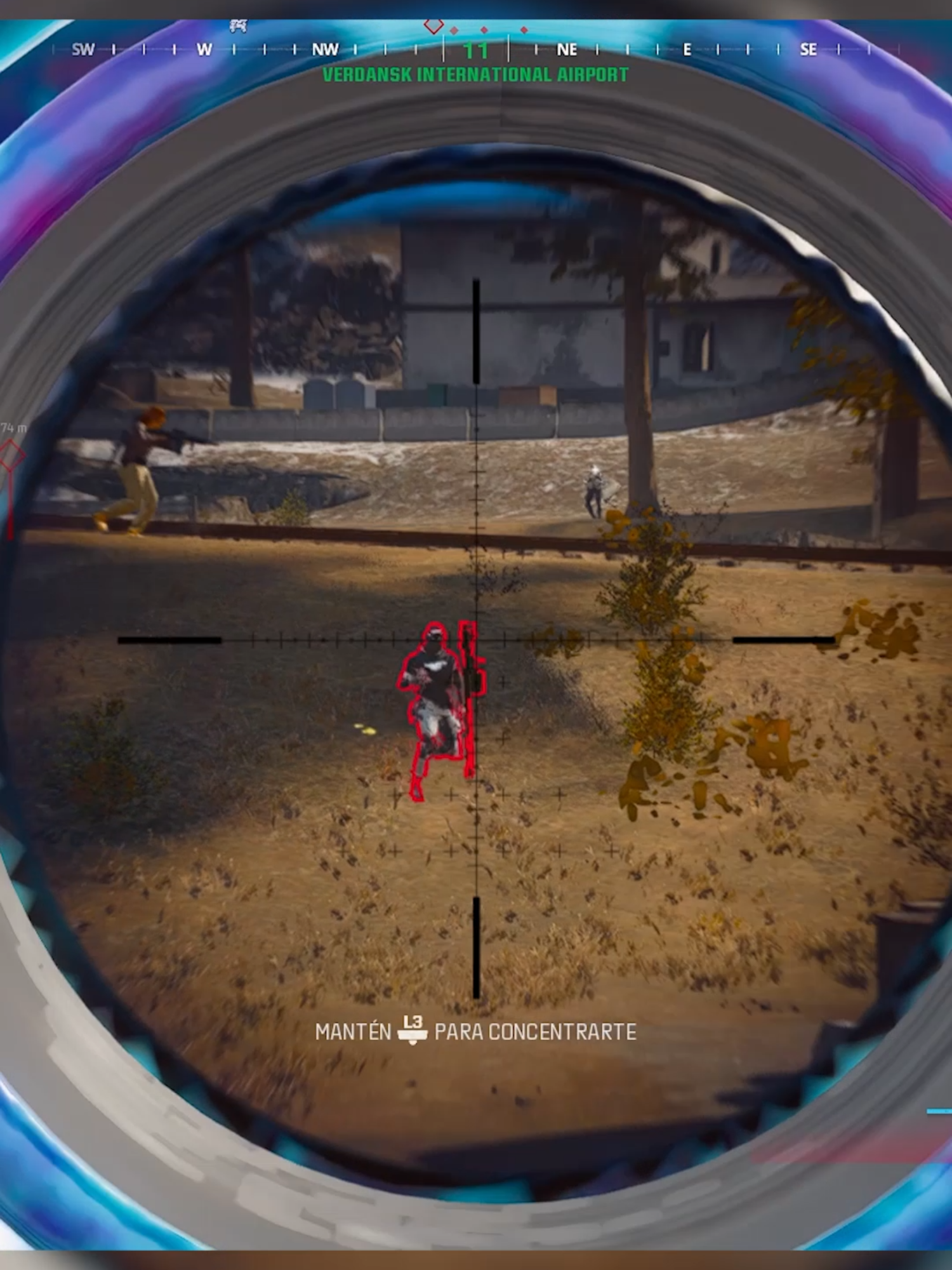 Wacha este tiro Roku 🗣️🗣️ #warzone #callofduty #verdanks #bybicolor68 #fyp #foryoupage #viral_video #sniper