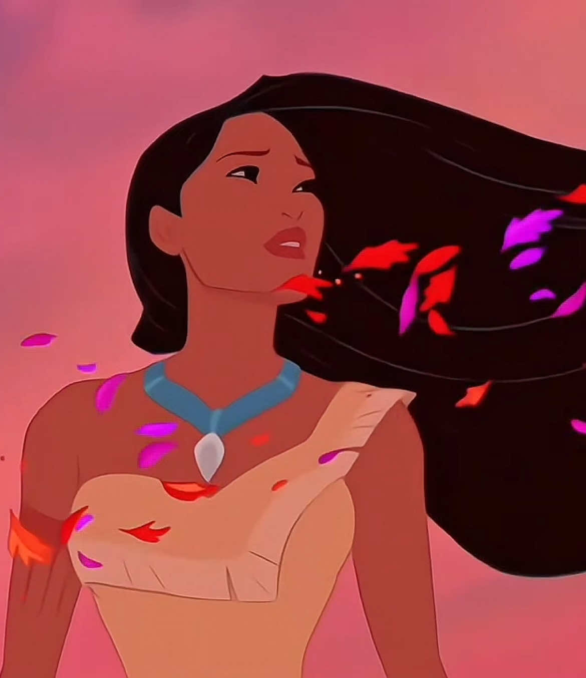 Ik this movie is crazy inaccurate but I cannot get over the cinematography and soundtrack. The beauty of old Disney animation has my heart  #disneyedit #pocahontas #disneylove #pocahontasedit #disneypocahontas #beautyofdisney #olddisney #fyp #Love #foryou #colorsofthewind #disney