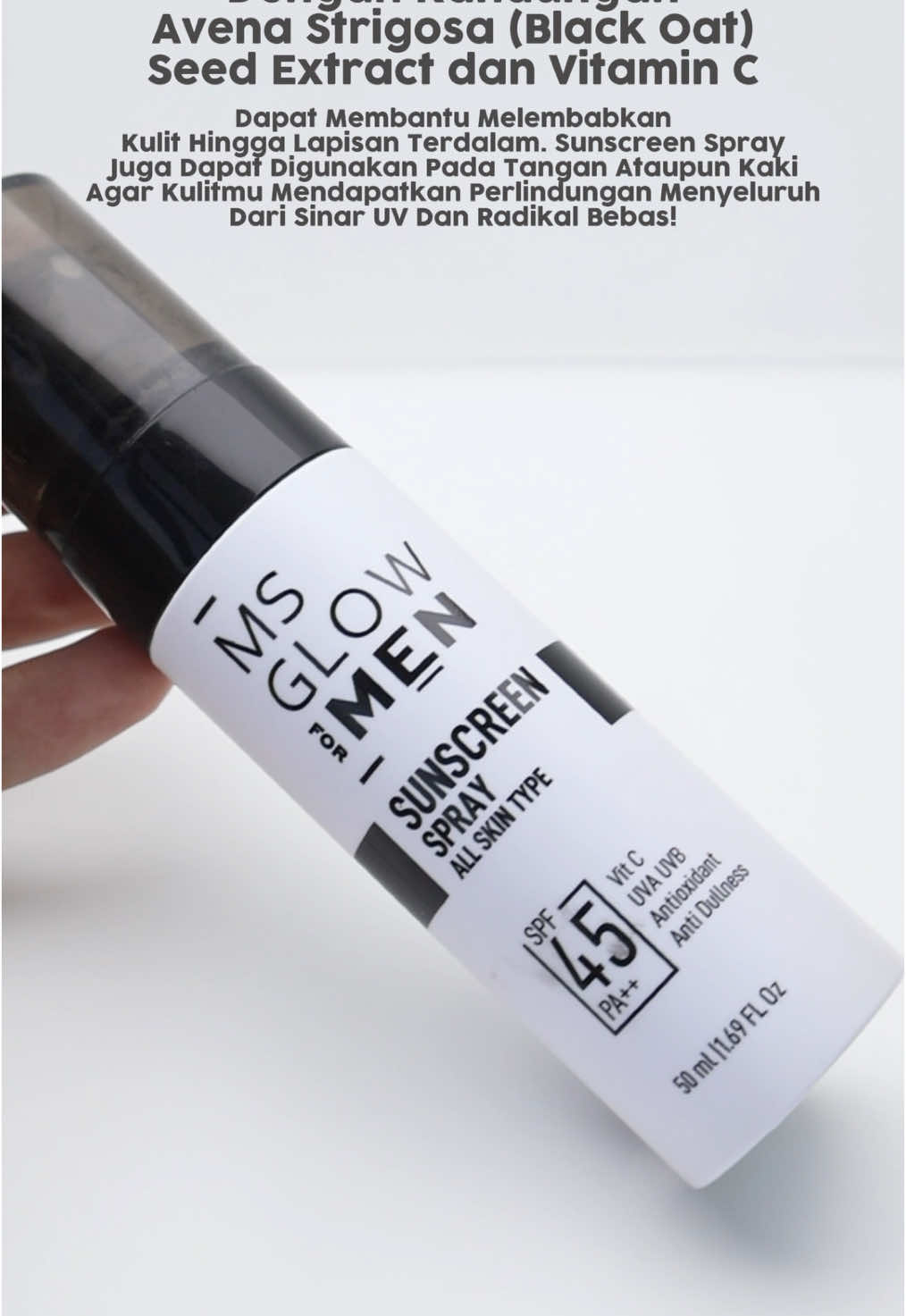Sunscreen Spray Buat Cowok Biar Ngga Ada Alaskan Lagi Buat Malas Pakai Sunscreen Ya!! Karena Cikupq Spray Wajah Sudah Terlindungi Dari Sinar Uv!! 🥰😎 #sunscreen #cowokbutuhyangsimpel #glowinggrowinggiving #msglowgrowthcompetition #skincare 