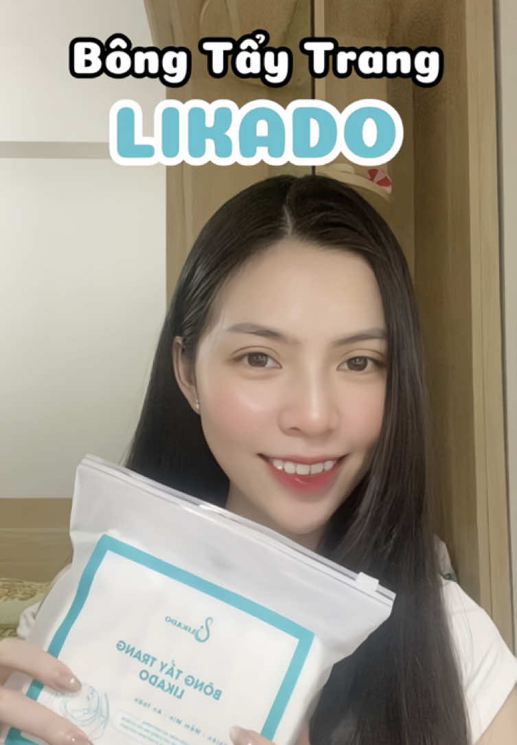 Bông tẩy trang hạt dẻ phù hợp cho học sinh, sinh viên nha #bongtaytrang #bongtaytrangquocdan #likado #hinireview #lamsachda #skincare #beauty 