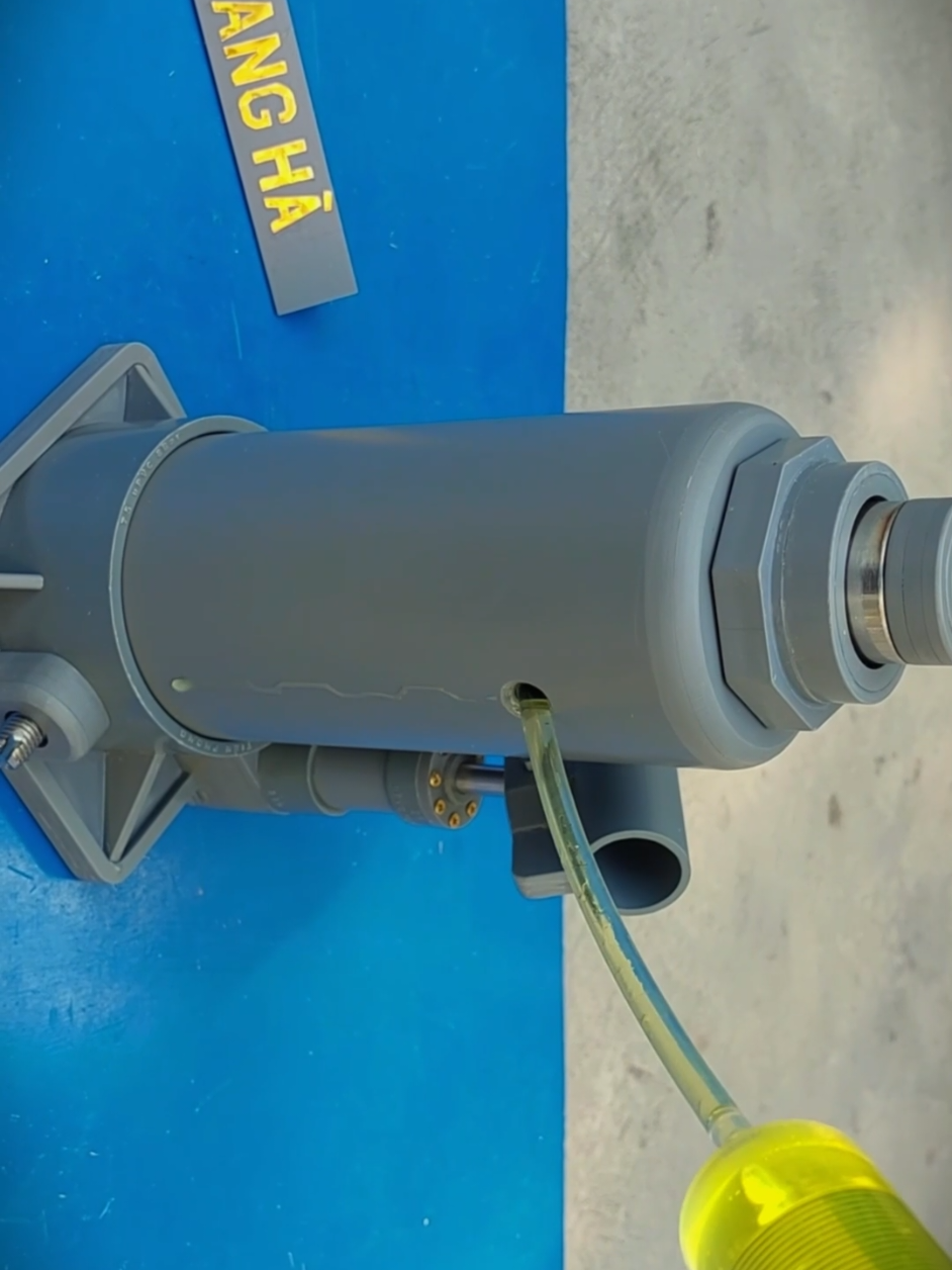 Homemade Hydraulic Jack from pvc plastic #vangha #DIY 