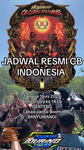 ANNIVERSARY CB GENTENG BANYUWANGI #cbgentengbanyuwangi #cbgenteng #masterracing #masterracingofficial #cbubudbali #cbplatdk #cbbali #cbdenpasar #cbplatp #cbbanyuwangi #cblawangsewu #cblawangsewusemarang #mafiacbamunisi #cbwonderful #cbwonderfulltulungagung #cbkesel #begundalcb #cbdemakbersatu #cbholicprambanan #cbsumbawa #cbrpmjember #infotouring_cb #bandarkaoscbshop #touringcb #touringcbglmptiger #gudangcb #081334049988 