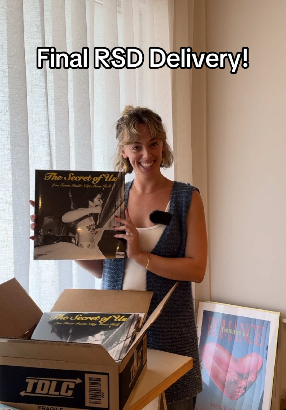 Our final RSD delivery just arrived and we think you’ll like what’s inside  #recordshop #vinyltok #recordstore #recordstoreday #gracieabrams #thesecretofus 