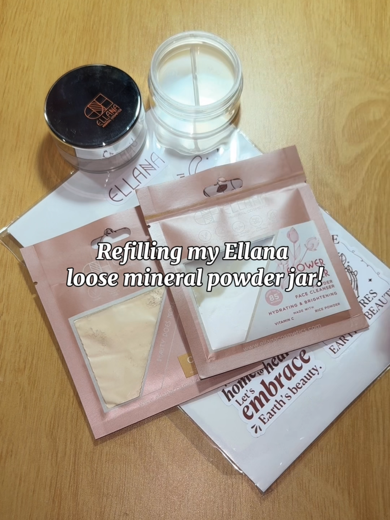 refilled and ready! I love how easy it is to refill my ellana loose mineral powder—less waste, more glow. the whole process is super simple and satisfying, plus it’s eco-friendly too! here’s how I did it, step by step. #ellanaminerals #refillablebeauty #loosepowder #sustainablebeauty #mineralmakeup #ecoconscious #refillroutine #skincareroutine #beautytips #lowwastebeauty
