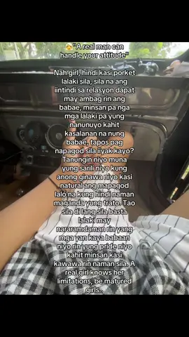 Di ko nmn nilalahat dont bash me #woman #attitude #realman #matured #enough #girls #boyfriend #girlfriend #fypppppppp #4youpage 