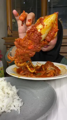 Mukbang Cumi Balado Jumbo VIRAL! #Mukbang #Cumi #balado #jumbo #makan #eat #food #foodies #tiktok #fyp #fypviralシ #VIRAL 