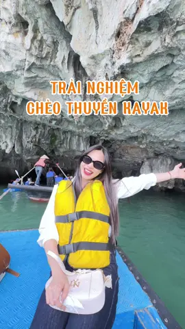 Trải nghiệm chèo thuyền yakak trên vịnh di sản 🥰 #vịnhhalong #dulichhalong #phamhuyentrang #reviewtattantathalong #duthuyen #baichay #quangninh #hạlong #dulich #disanunesco 
