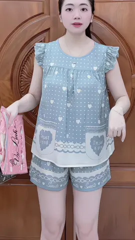 Bộ Đồ Ngủ Nữ Đùi Cánh Tiên Hoạ Tiết #dongu #dongulua #donguxinh #dobomacnha #thoitrangnu #mặcđẹpmỗingày #xuhuong 