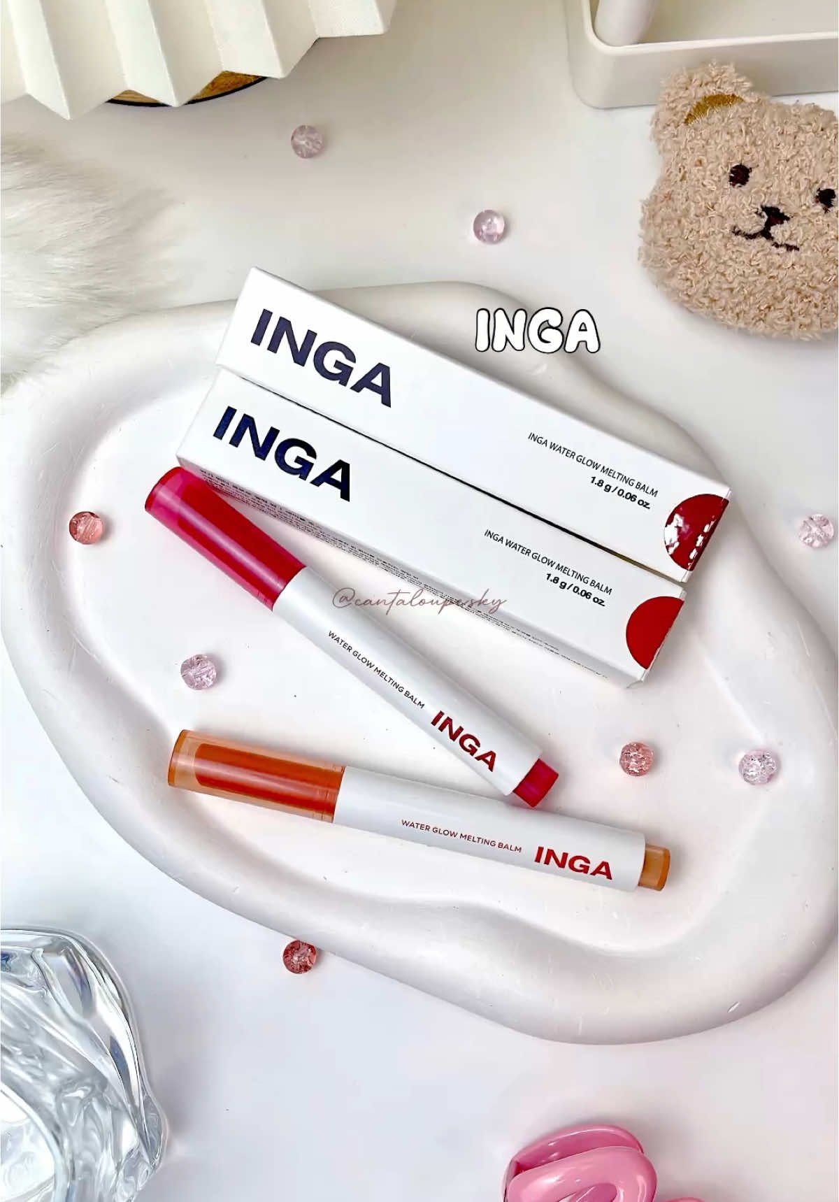 SEVEN new shades of Inga Water Glow Melting Balm just dropped! @INGA Global  I got the shades Maple Juice and Pomegranate to try 🍁🍷 🖤 Sleek, minimal twist-up design — compact & easy to carry ✨ Balm-like texture with a glossy, plumping finish 🎨 Shades suit both warm & cool undertones — sheer yet buildable for a natural flush 💡 Pigmented enough to wear on its own (no need to layer!) 📝 Glides on effortlessly and gives that fresh, watery glow on the lips #inga #waterglowmeltingbalm #ingacosmetics #kbeautylips #hydratinglipbalm #mlbblips #glasslips #kbeautymalaysia #kbeautynewlaunch #lipbalmreview #koreancosmetics #lipbalmmalaysia #beautytokmy #warmtone #cooltonebeauty #inga #Inga #shopee #cosmetics #makeup #liptint #meltingbalm #kbeauty #koreanbeauty #creatorsearchinsights 