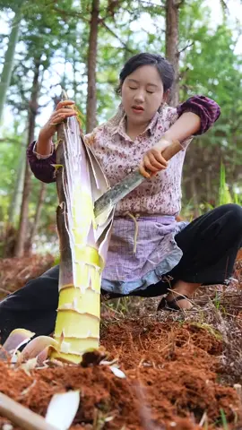 Do you have any taste that makes you want to cry when you eat it? It seems like the taste of bitter days will always be remembered no matter how far away from home I am when I grow up#Springbambooshoots #Immersivebambooshootdigging #Intangibleculturalheritageguardians #Ruralguardians 