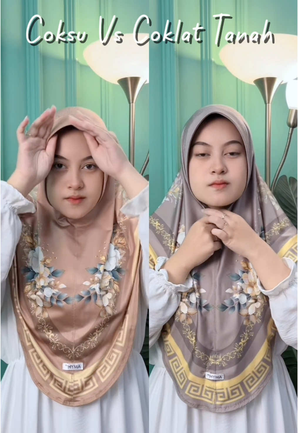 Coklat Susu Vs Coklat Tanah🍫 #hijabmurah #hijab #hijabitiktok #murahnikmatlezat #hijab #Beli #RamadanDiTikTok 