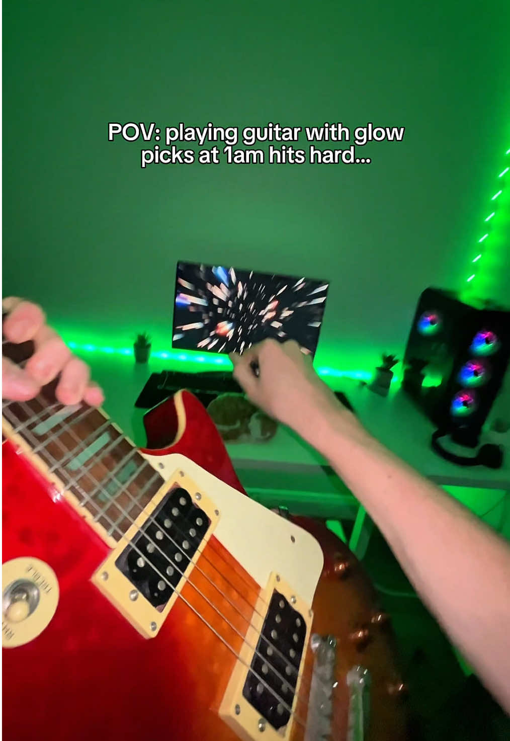 I swear these make me sound better 😭 #guitar #electricguitar #1am #guitarpick 