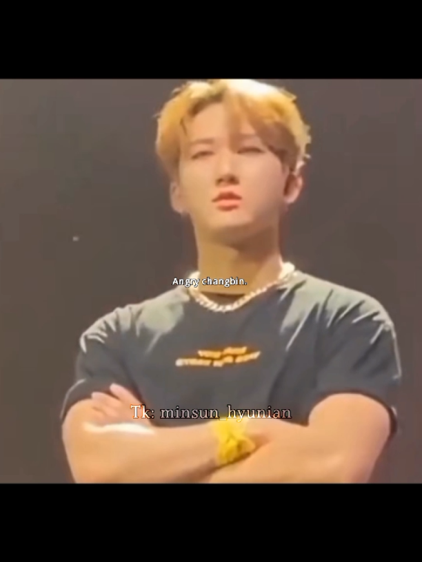Changbin angry.. I don't see this often #changbin #changbinedit #changbinstraykids #straykids #skzstay #foryoupage #fyp 