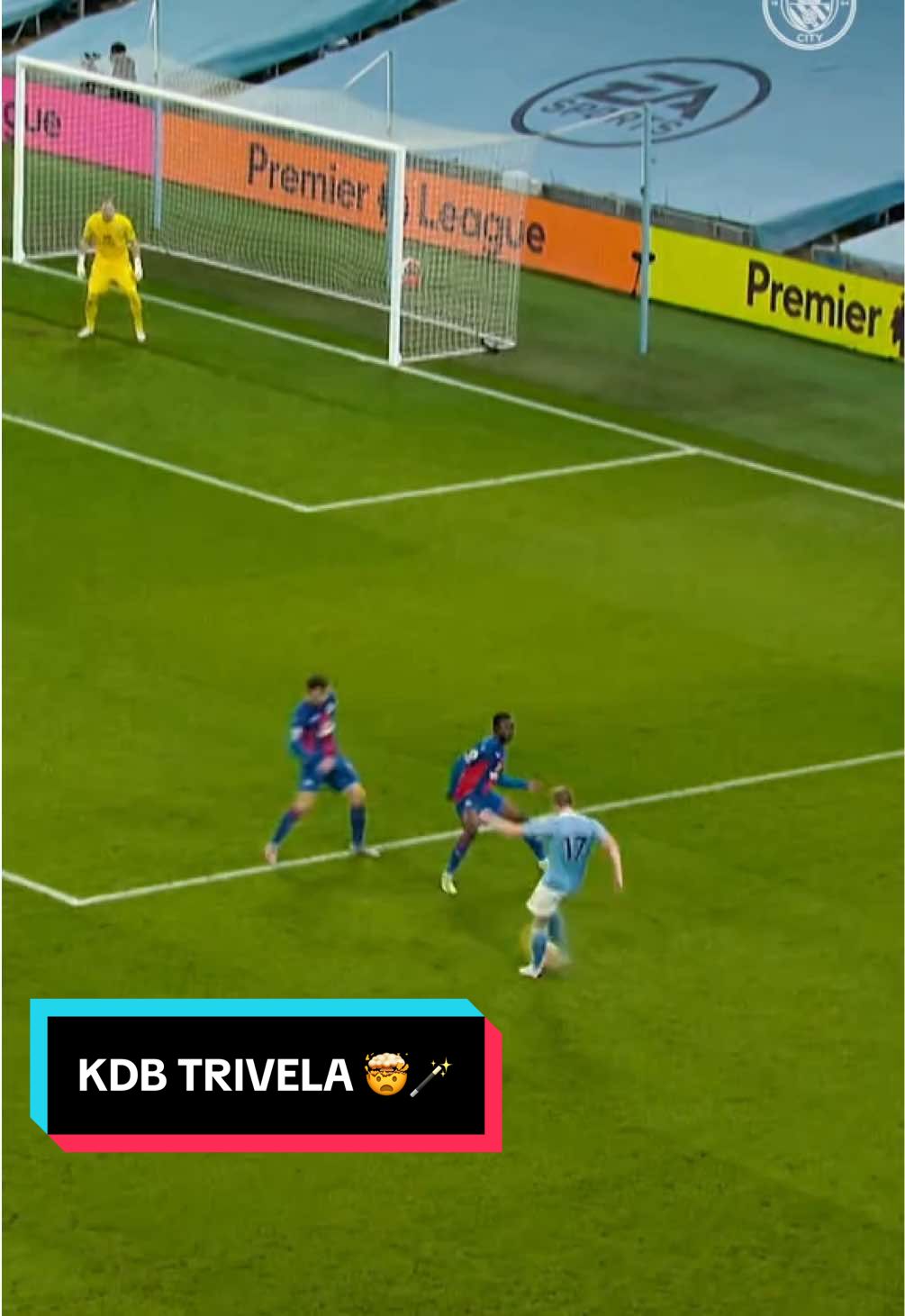 KDB trivela assist 🤯 #KevinDeBruyne #ManCity #PremierLeague #Football 