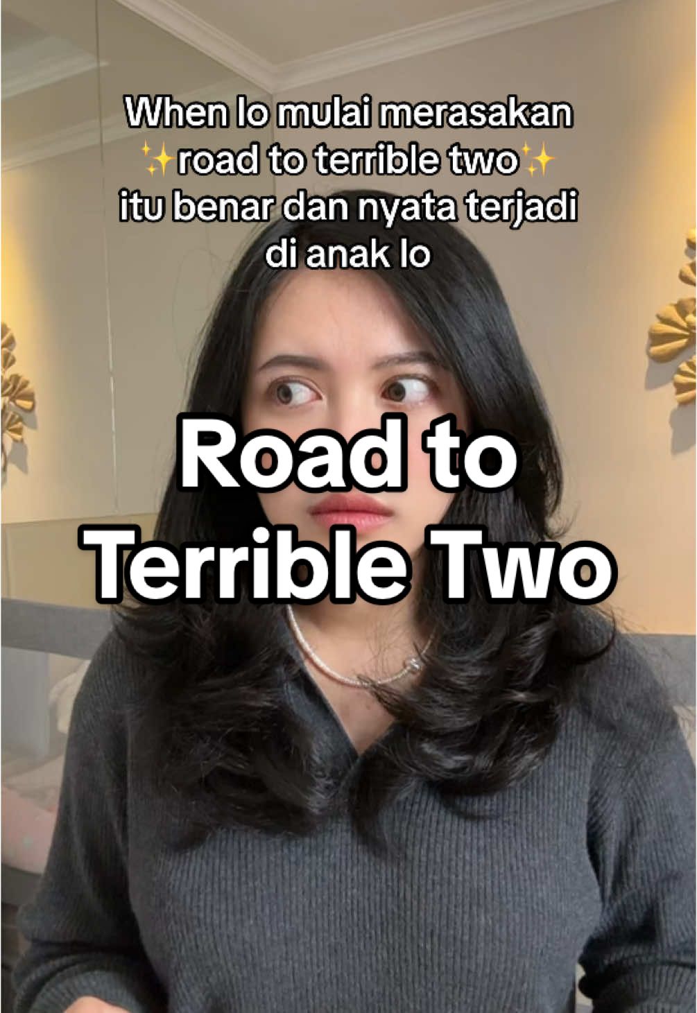 Ini baru “road to”nya, gimana pas udah beneran “terrible two”nya ya 😀🫠 takutttttt #bayi1tahun #perkembanganbayi #aktifitasbayi 