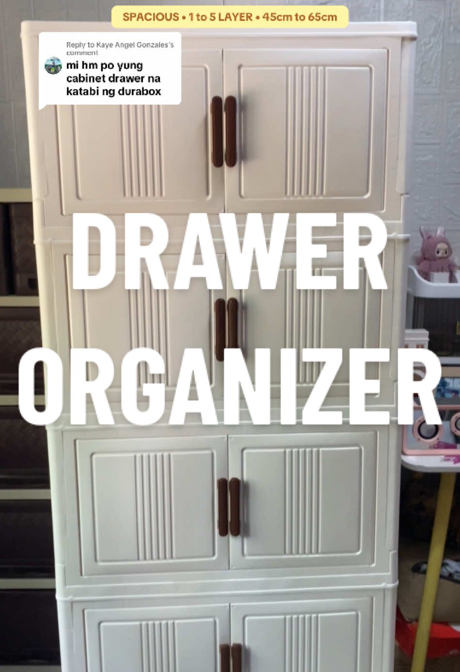 Replying to @Kaye Angel Gonzales NAPAKA SPACIOUS NG DRAWER NA TO! SUBRANG DAMI PWEDI ILAGAY #drawer #DRAWER #drawerorganizer #cabinet #cabinetorganizer 