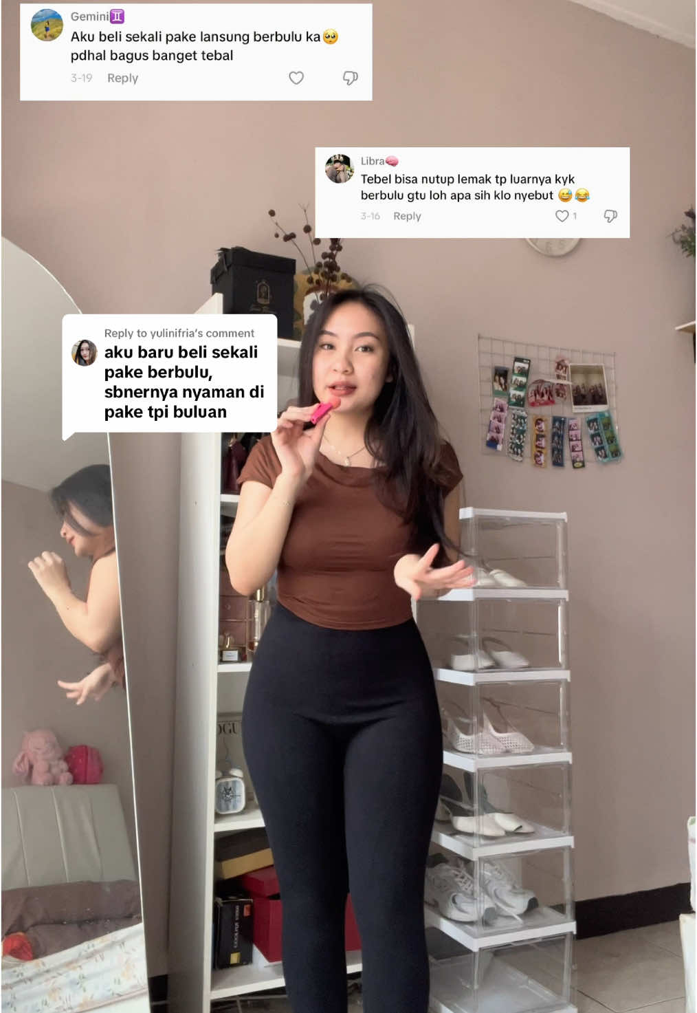 Replying to @yulinifria tetep pemenangnya menurut akuuu🥹🥹🥹 #petiteoutfit #tipsoutfit #tipsforgirls #outfitideas #leggingwanita #legging #leggings #highwaist 