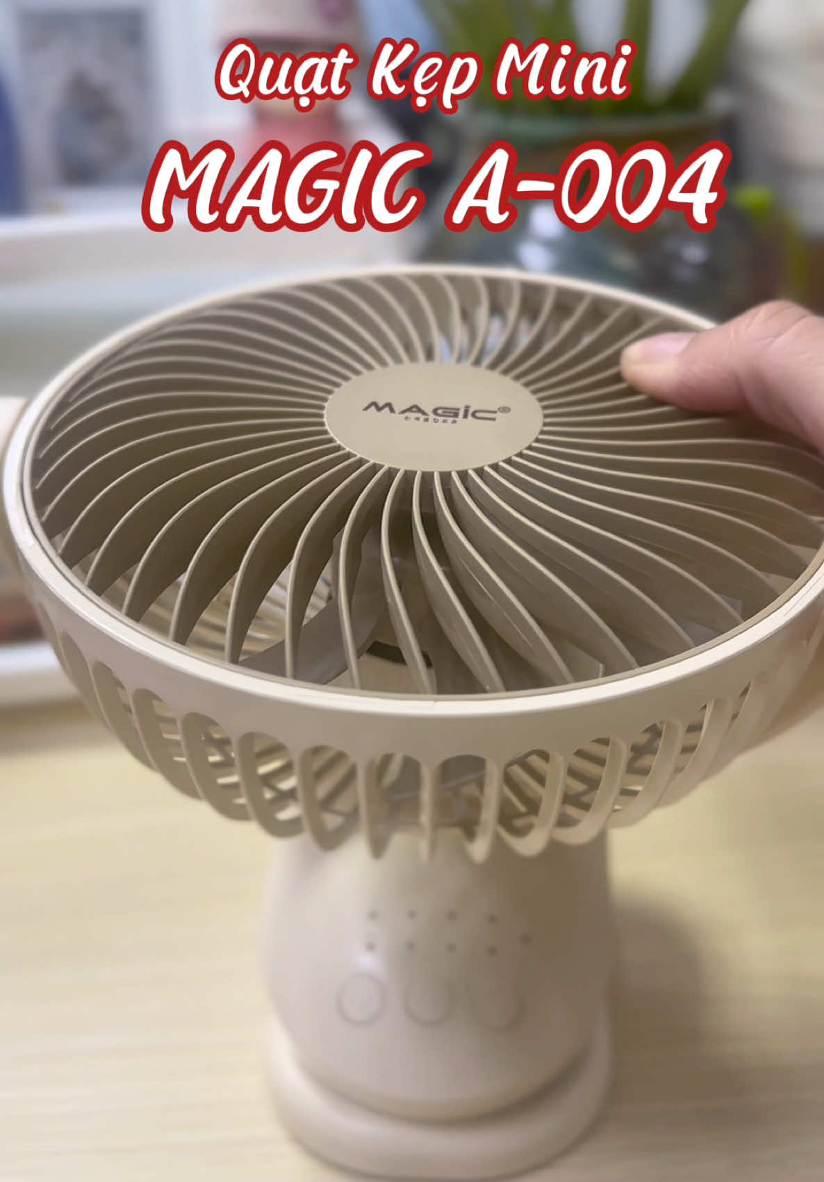 Chiếc quạt mini mà nhà nào cũng cần đây mấy bà ơi 😊, bí quyết chống nóng cho mùa hè của tui nha  #MAGICVietnam #MAGICKorea #dogiadungHanQuoc #quatminiMAGIC #sunnydf 