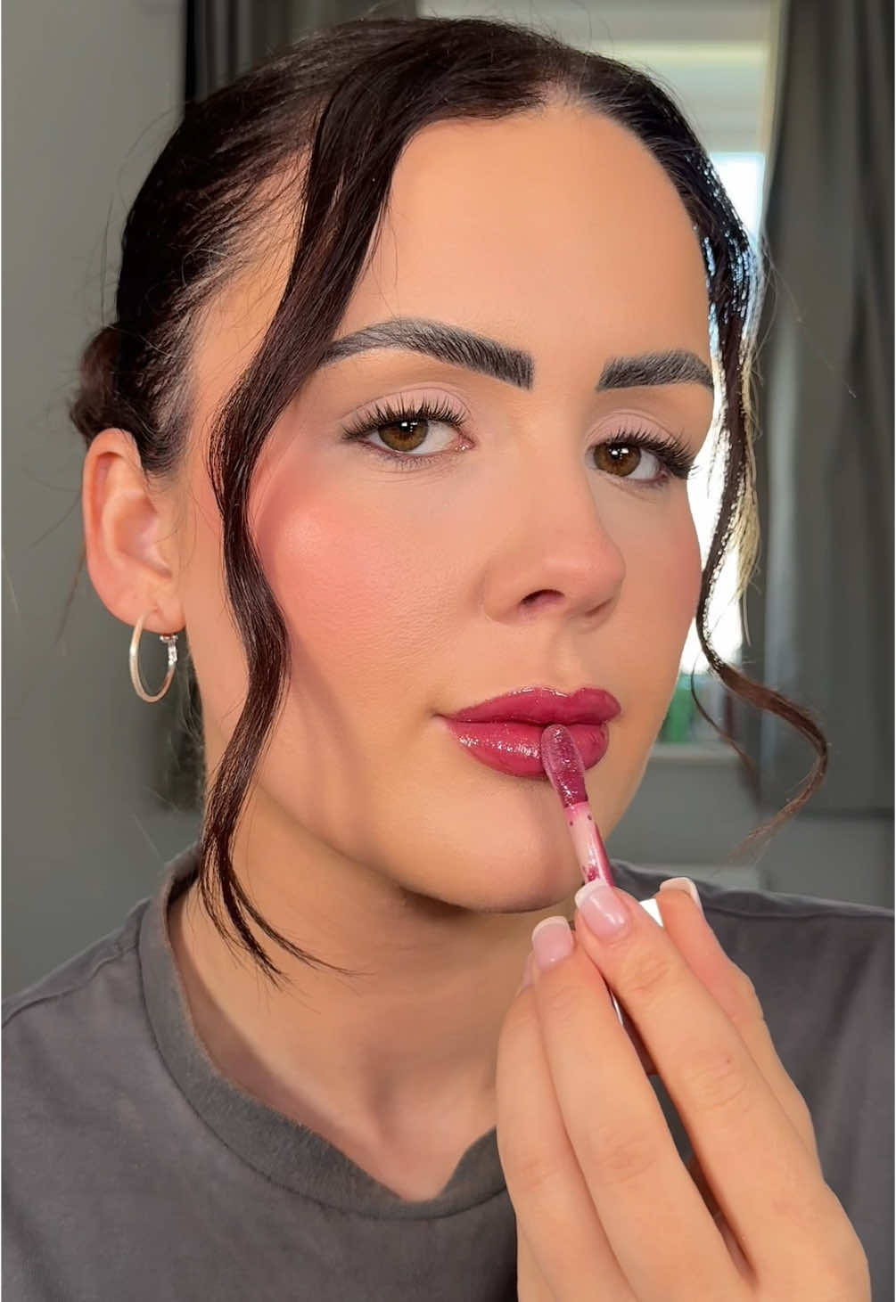 Raspberry jam lips 💋  The new @Fenty Beauty gloss bomb oil luminzing lip oil N’ gloss in the shade raspberry jamz is such a stunning shade  @Boots UK 