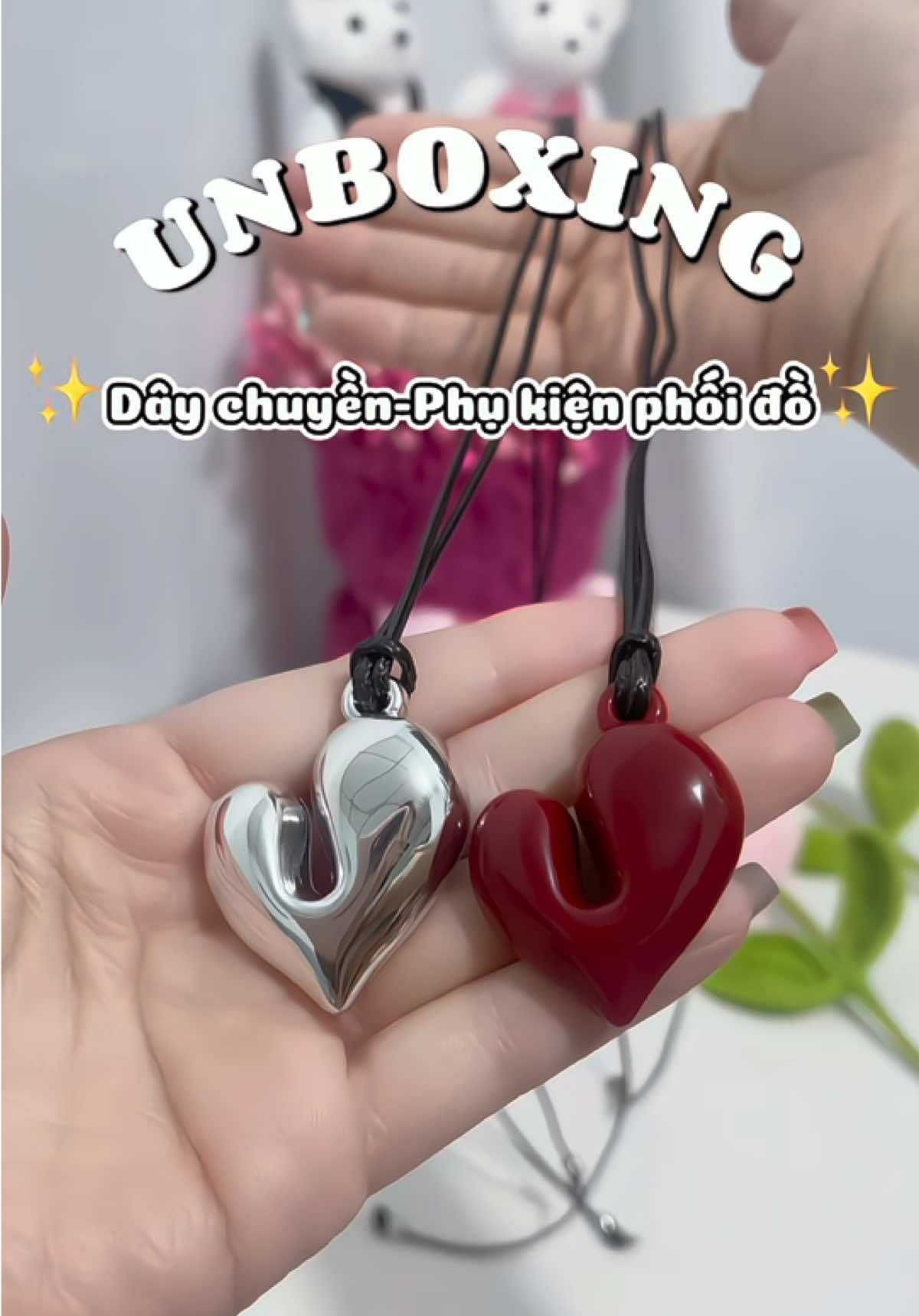 Bà nào cũng phải nên có 1 cái để phối  nha#daychuyen #daychuyennu #daychuyentraitim #vongco #daychuyenphoido #phukienphoido #phukienphoidonu #unboxing #review #xuhuong #xh #trending #thịnhhành #viral #foryou #tipphoido 