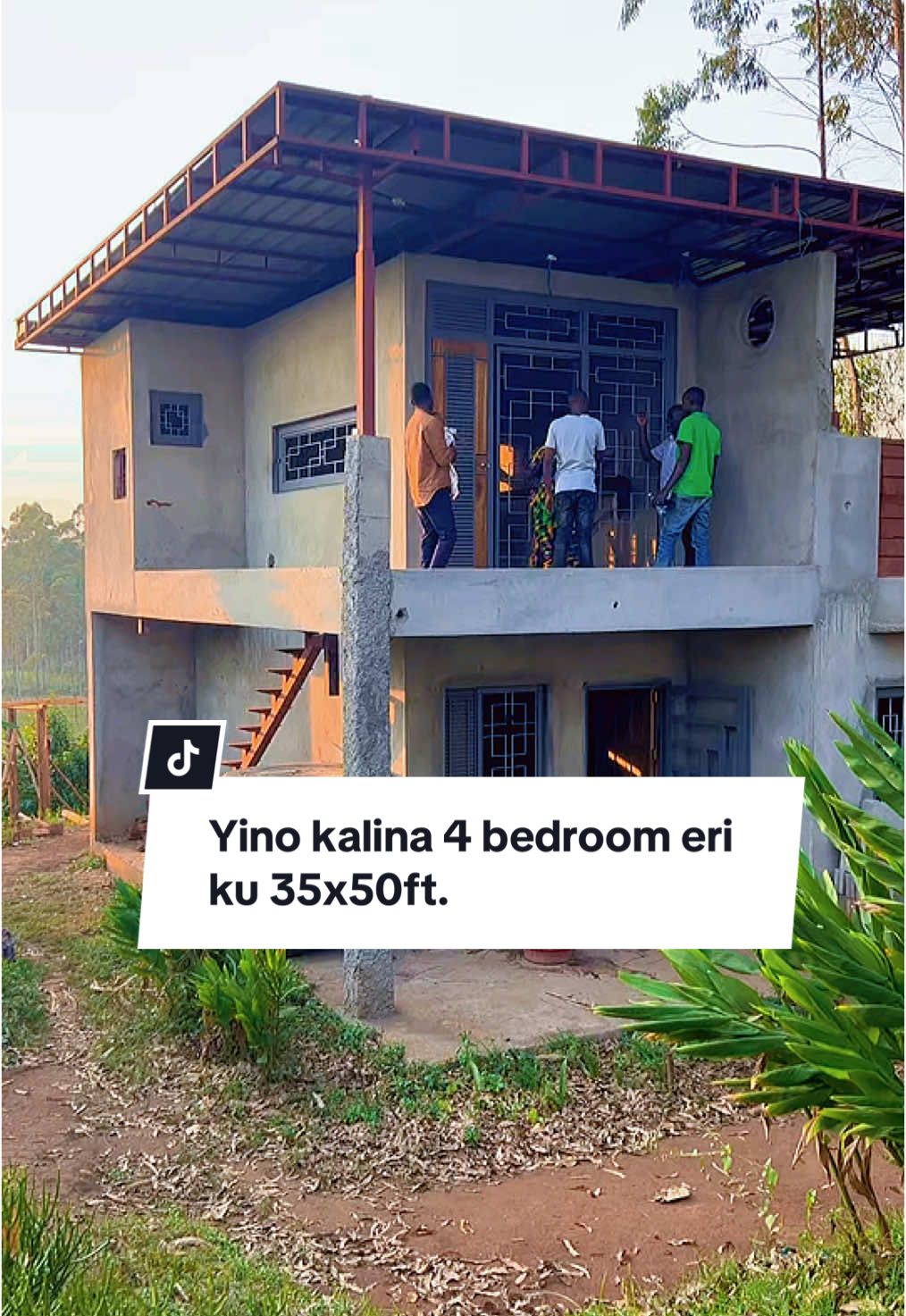 Yino kalina 4 bedroom eri ku 35x50ft. Naawe osobola okuzimba ku plot yo kasita ogiplaninga bulungi.(4bedrooms storied house on 35x50ft plot. You too can have one like that if you plan your space well)#creatorsearchinsights #buildingahouse #buildings #architect #newtotiktok #architect #ugandatiktok🇺🇬 #plan #zimba #okuzimbaenyumba #construction #okuzimbakwangu #land #plan #builder 