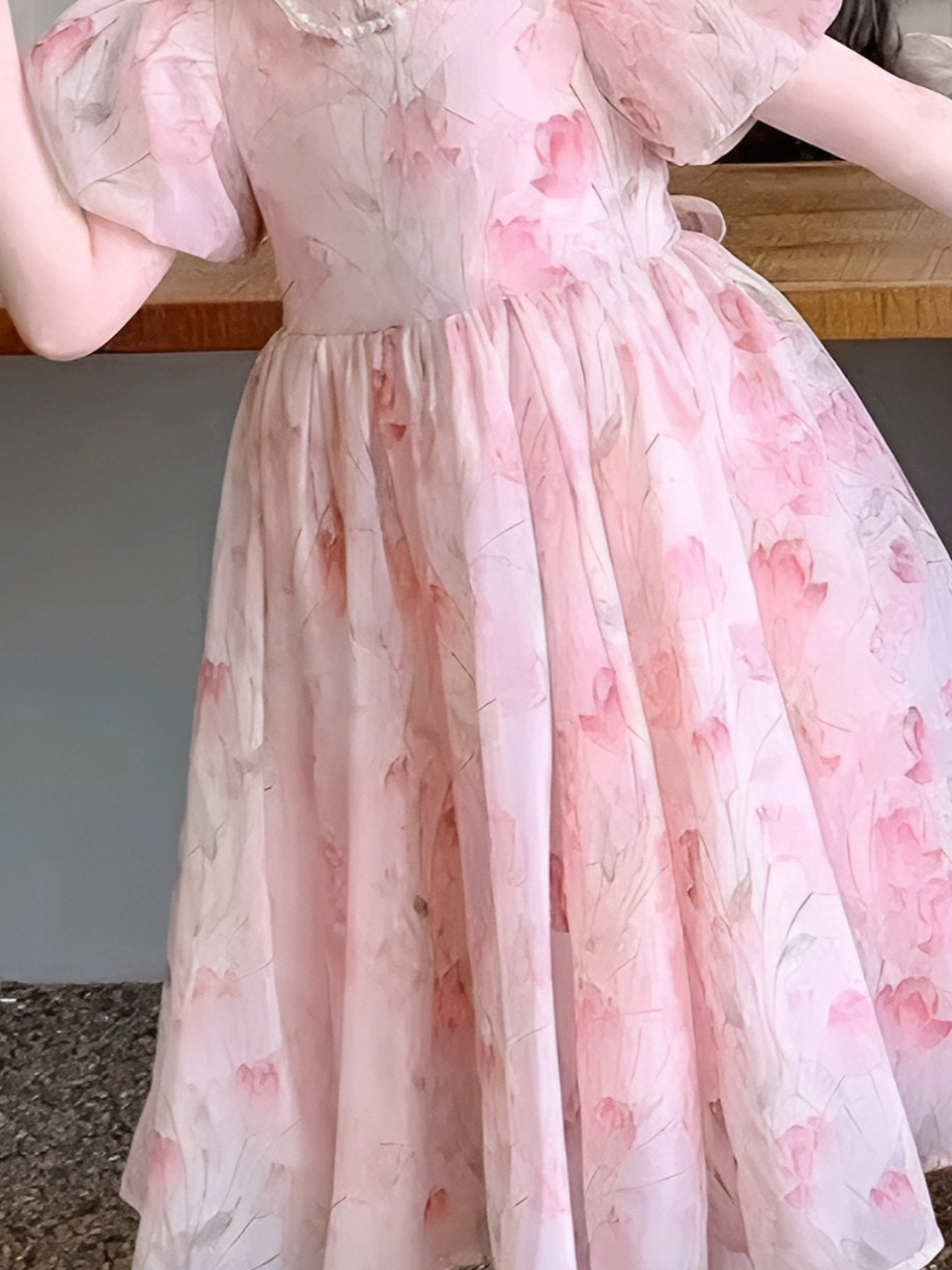 Korean style princess dress Kids Chiffon dress #koreanstyleprincessdress #dressforkids #pricessdress #dress #kidsdress #l_jaizelleshop 