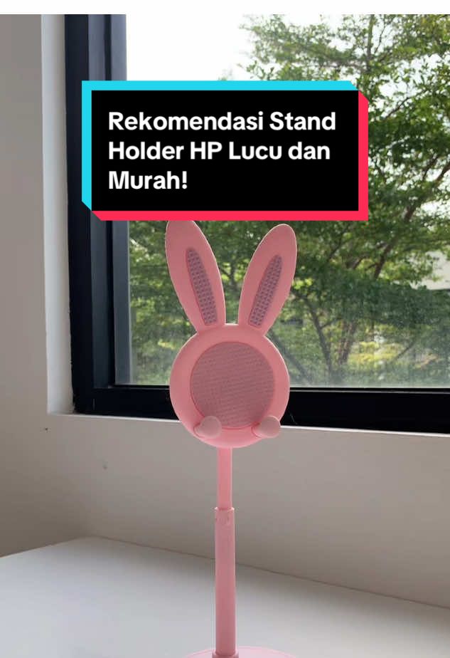 Buat kalian yang hobi nonton drakor ini cocok sih biar ga pegel megang hp terus 🫵🏻 #standholder #standholderhp #holderhp #holderhpmurah #holderkelinci #standhplucu 