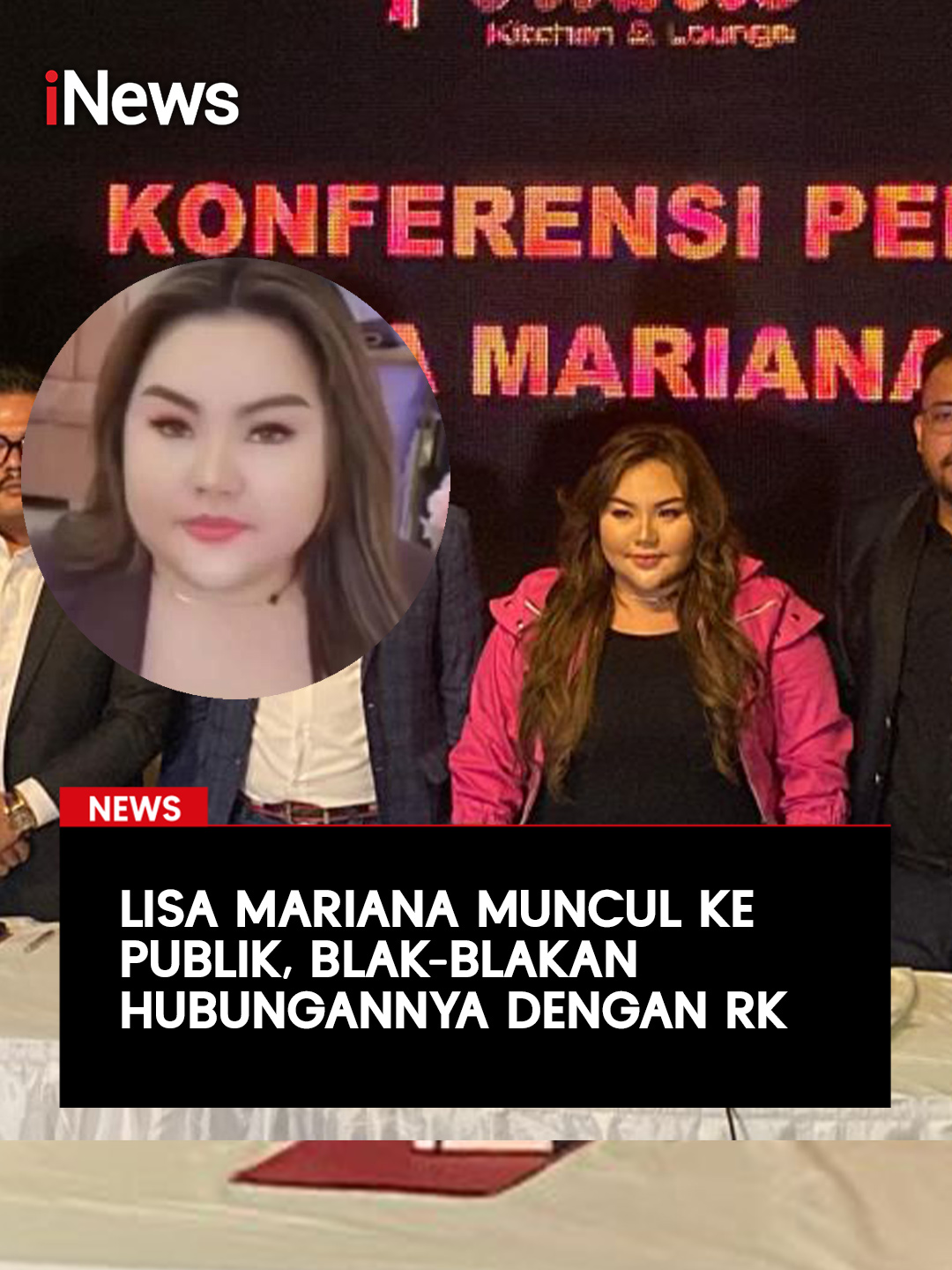 Lisa Mariana akhirnya muncul di depan publik. Dia mengaku diberi uang sekitar oleh Ridwan Kamil (RK) untuk menggugurkan kandungan setelah mengetahui dirinya hamil. Dia menuturkan pada Mei dan lanjut ke bulan Juni 2021 diundang Ridwan Kamil ke Pelambang. Di momen tersebut Lisa mengaku sudah berpacaran dengan Ridwan Kamil. Baca selengkapnya hanya di  https://www.inews.id/lifestyle/seleb/lisa-mariana-ngaku-diberi-uang-rp100-juta-oleh-ridwan-kamil-untuk-gugurkan-kandungan #RK #RidwanKamil #LisaMAriana #beritaterkini #newsupdate