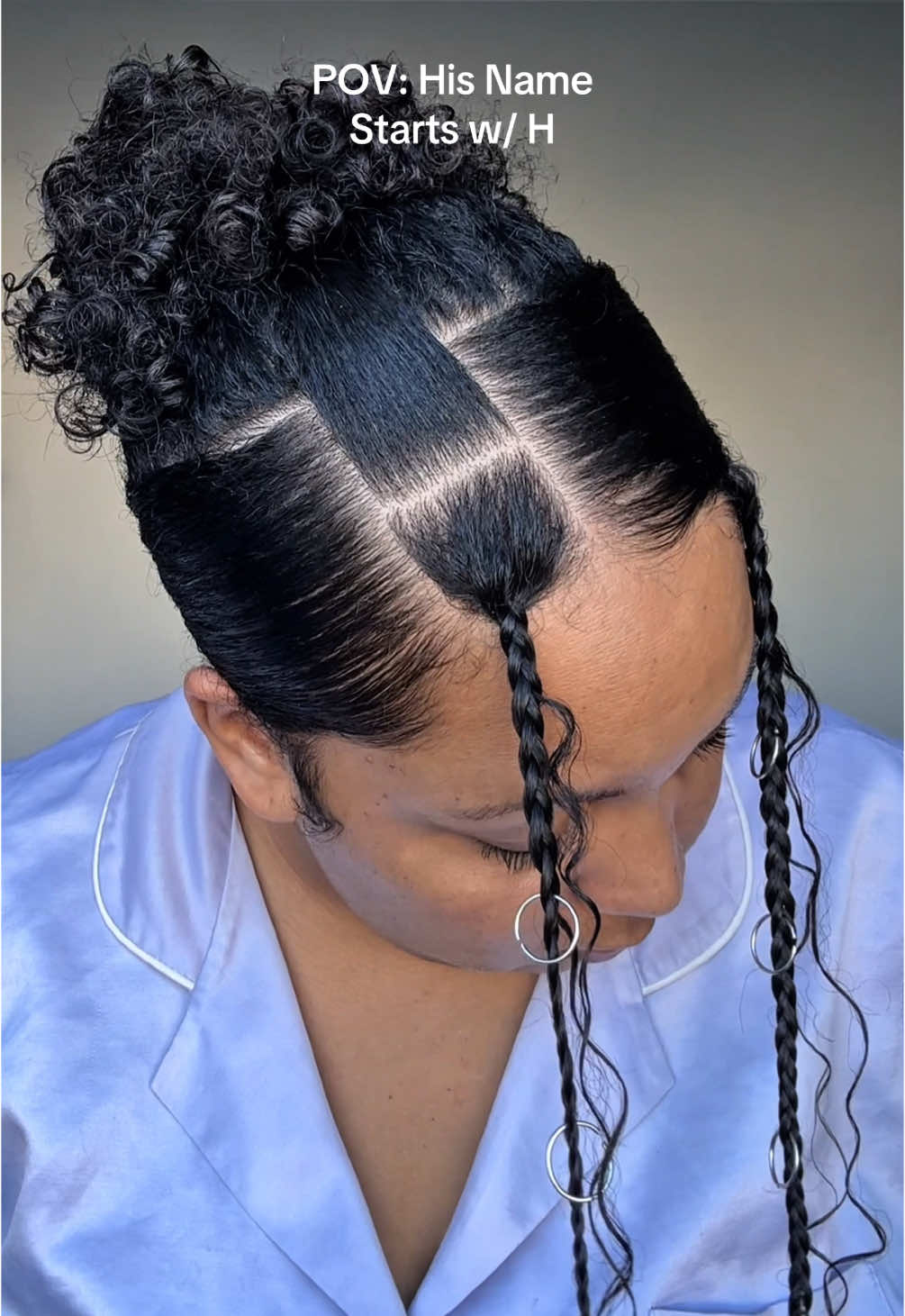 POV: His name starts with H Inspired by @Samia #naturalhair #curlyhair #hairstyle #hairstyletutorial #hairstyleinspo #hairtok #hair #levelupafrica 