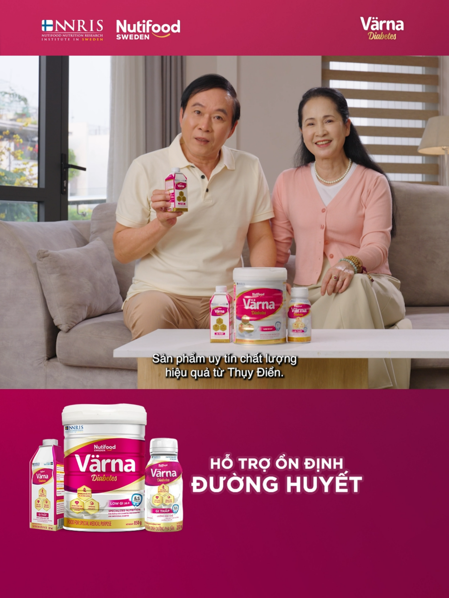 Bí kíp sống chung với đái tháo đường của diễn viên Lan Hương - Đỗ Kỷ #VarnaDiabetes #Ondinhduonghuyet